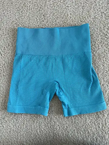 Target Blue High Waisted Biker Shorts