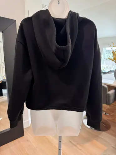 SheIn  PETITE Solid Drawstring Hem Drop Shoulder Hoodie - Image 10