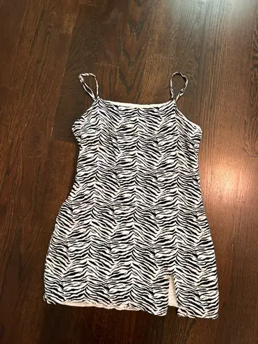 Kendall + Kylie  Zebra Dress