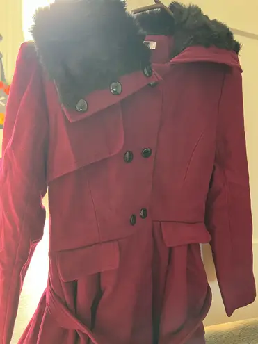 New with tags charming maroon coat Purple thumbnail 4