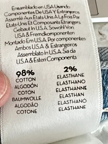 MOTHER Denim Mother Superior The dazzler Button Fly Ankle Really Intoxicated Size 25 Women