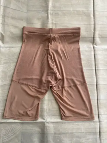 Lux LA Women Stretch Mesh Tan Underwear Shorts Size Medium