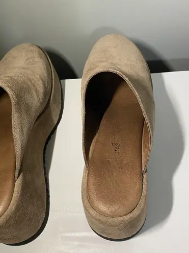 Free People Platform Avery Mules Tan Size 10.5