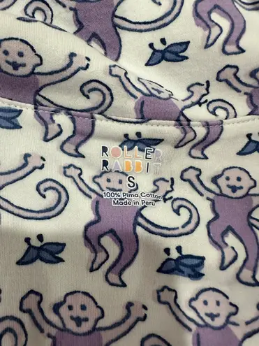 Roller Rabbit Lavender Monkey Polo Pajamas