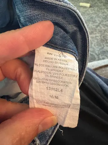 Riders By Lee size 16 denim Jean capris