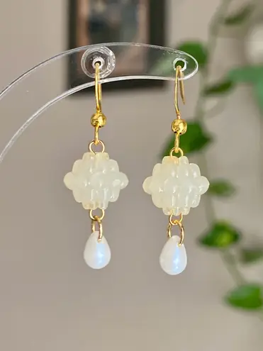 Handmade fairy cute Kawaii retro candy dangle earrings 💛