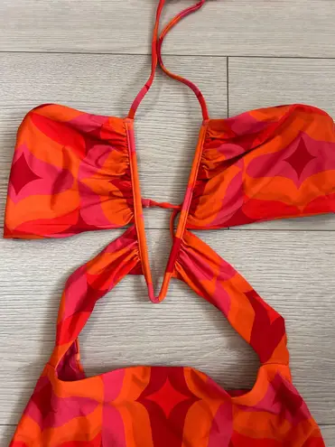 Devon Windsor Cassidy Full Piece & Skirt Set in Coral Crush