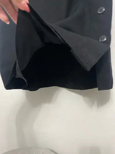 Vintage Sir for Her Pure Wool Midi Skirt(A184) Black