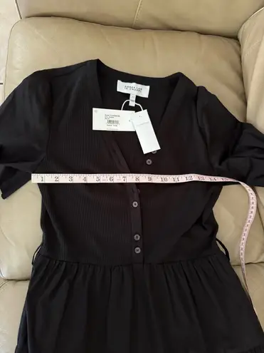 Derek Lam 10 Crosby Natalia Mixed Media Dress. Size S. MSRP $375