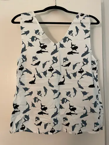 Modcloth Soft Tank Shark Print