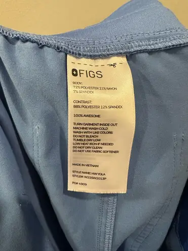 FIGS  Yola Scrub Pants Ceil Blue - Image 10