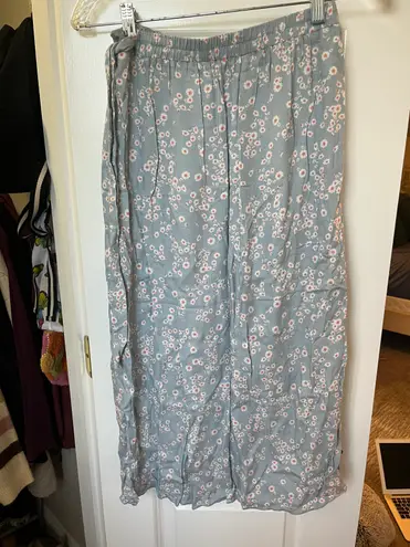 Urban Romantics Floral Wrap Midi Skirt