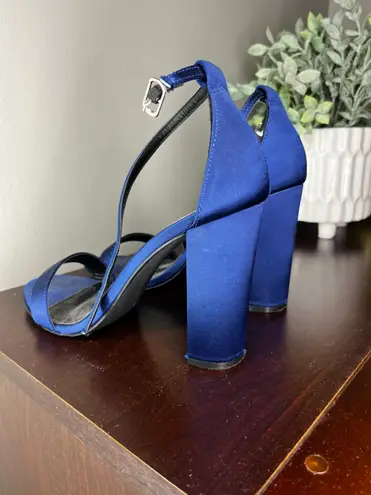 Lulus Blue Open Toed Heels