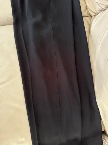 Elie Tahari Elite Tahari PLEATED BLACK STRAIGHT LEG PULL ON PANT