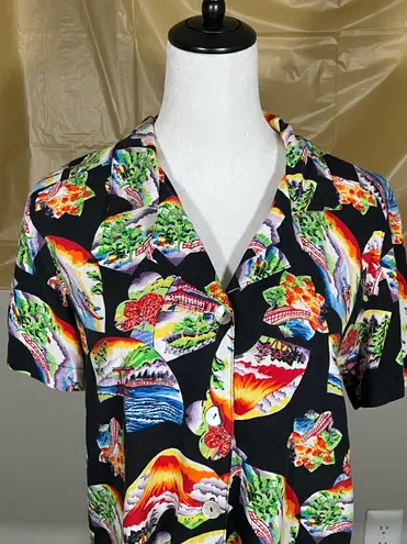 The Vintage Shop Vintage Tropical Hawaiian Button Down 