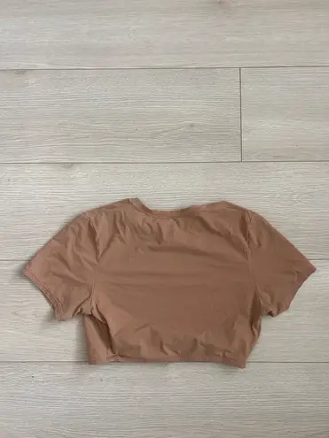 SKIMS Fits Everybody Super Cropped T-Shirt Sienna