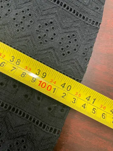 Ecowish Black Ruffle Sleeve A-Line Summer Dress Size Large