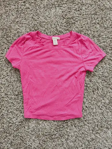 Bozzolo Hot Pink Crop Top