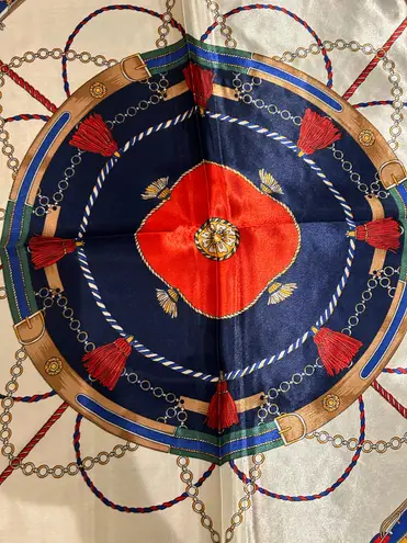 Vintage Regal Carriage&Horse EQUESTRIAN oversized square Silk Scarf 35/35