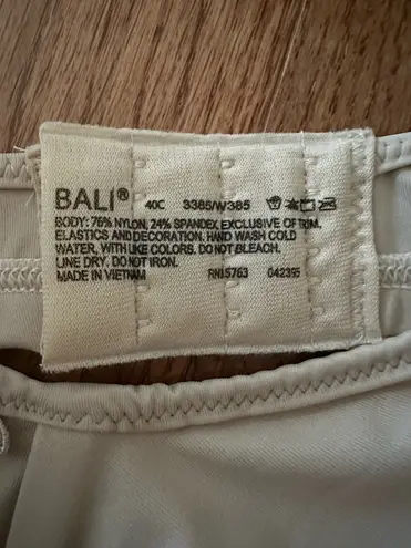 Bali New Bra Comfort-U Full Coverage Under Wire Beige, Sz 40C