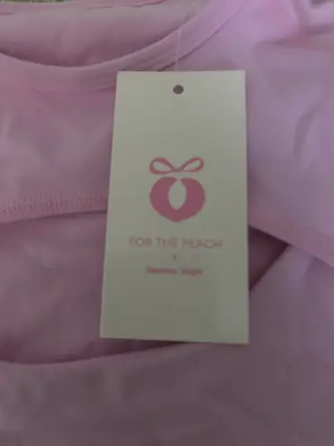 For The Peach Pink Work Out Top