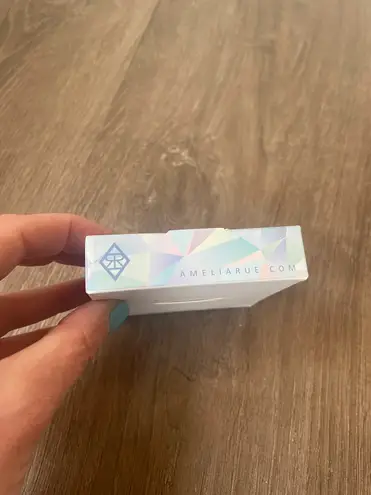 Amelia Rue Cora 4 piece layering bracelet set glass beads white marble charm