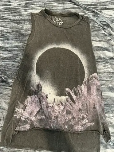 Chaser crystal print tank top Size M By