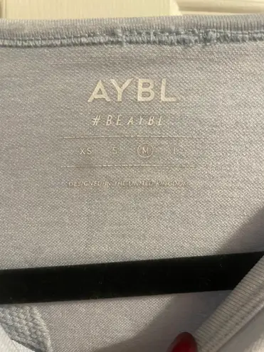 AYBL Light Blue Cropped Workout Top