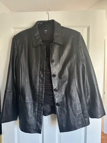 New York & Co. leather jacket 