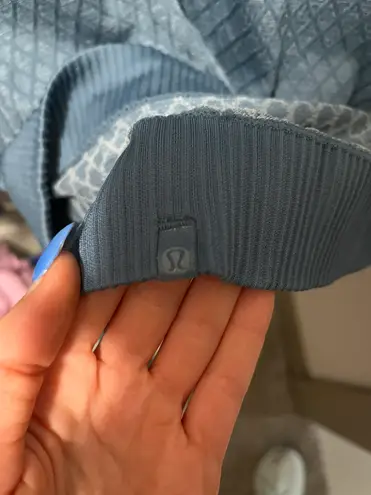 Lululemon Rest Less 1/2 Zip Slate Blue thumbnail 8