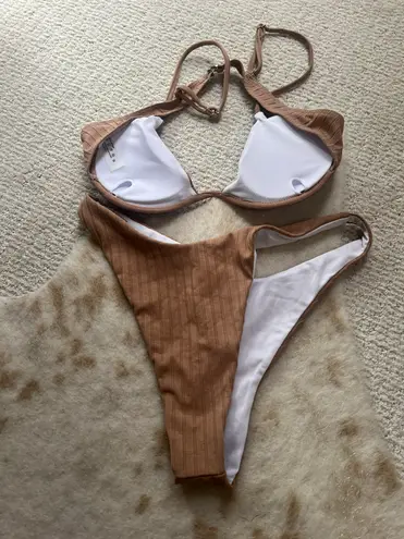 Brown Bikini Set Size M