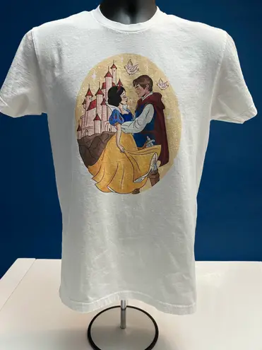 Next Level Apparel Snow White & Prince - Princess Women’s White T-Shirt - - Medium