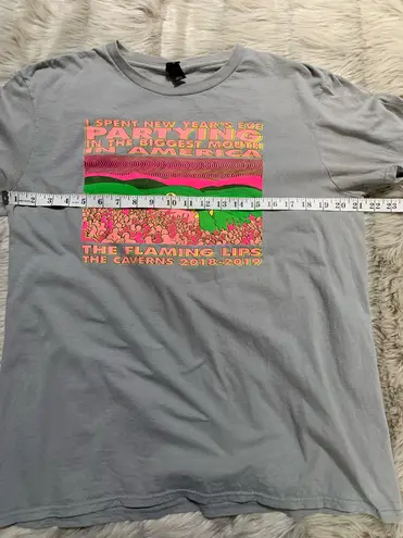 Anvil The Flaming Lips New Years Eve The Caverns 2018-2019 Show Concert Tee Large