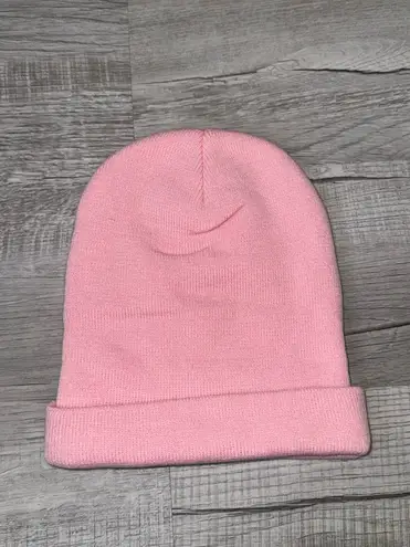 Boys Lie Pink Knit Beanie Hat Angel Logo One Size Unisex MSRP $38
