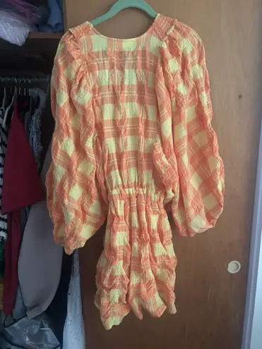 hippie vibe tribe Orange Romper