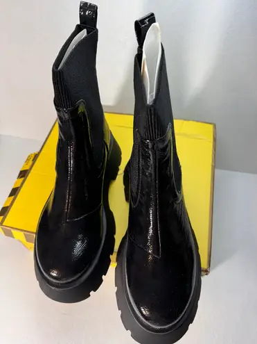 Circus by Sam Edelman Leslie Womens Patent Pull On Chelsea Boots casual comfy