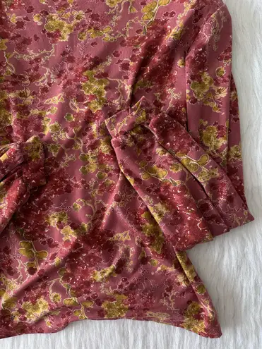 Buckle Black NWOT Floral Wide Cowl Neck Long Sleeve