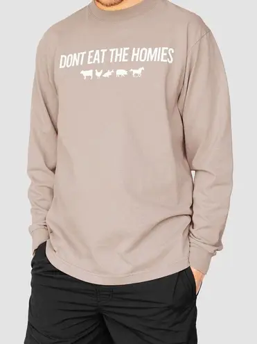 DON’T EAT THE HOMIES 3d long sleeve size S NWOT
