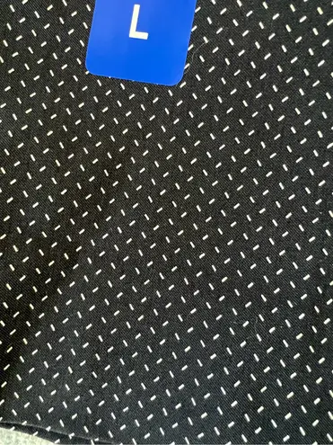 Hilary Radley Navy & Off White Combo Bermuda Shorts Large