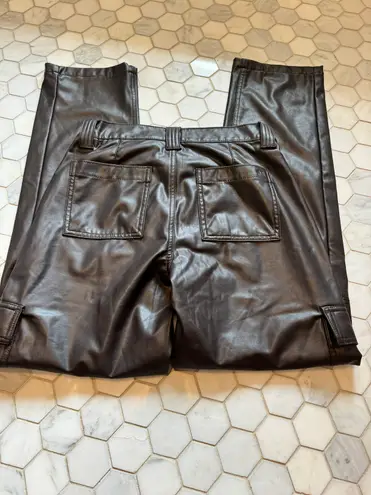 American Eagle Leather Cargo Pants