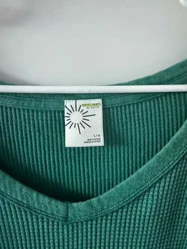 Aerie Green Long Sleeve Top