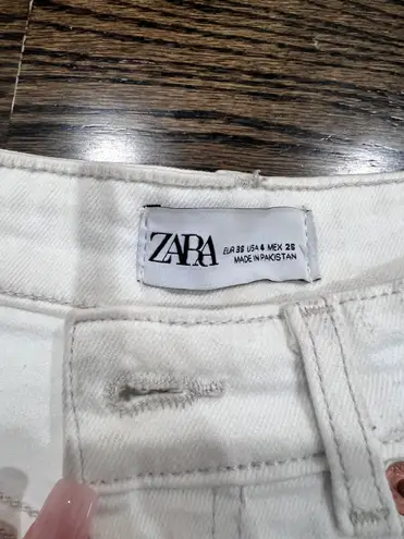 ZARA Jeans White Size 4