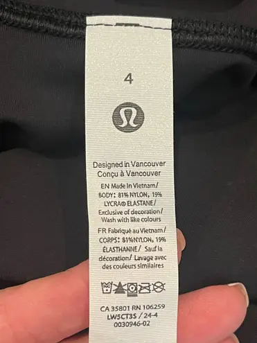 Lululemon Black Leggings Size 4