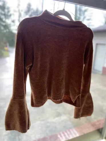 Boutique Long Sleeve Top Orange Size XS