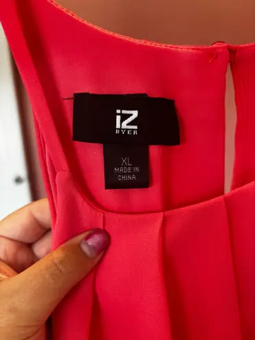 Iz Byer Salmon Pink Halter Dress