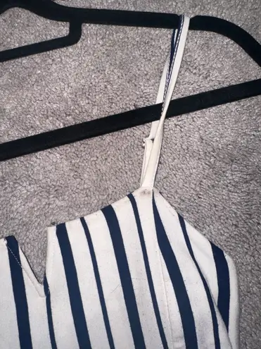 Bershka Striped Jumpsuit