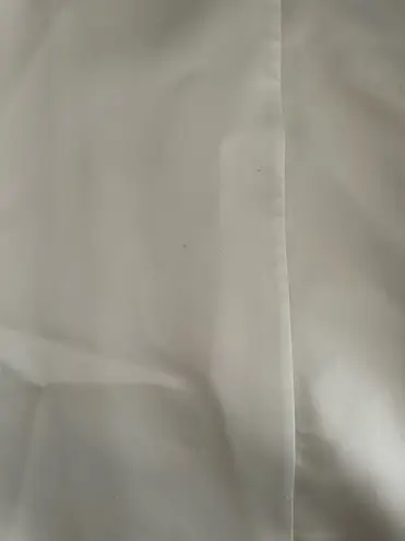 ZARA  Oyster White Satin Effect Strapless Shirt