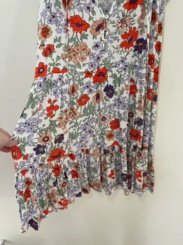 Veronica Beard Zee Tiered Floral-Print Dress