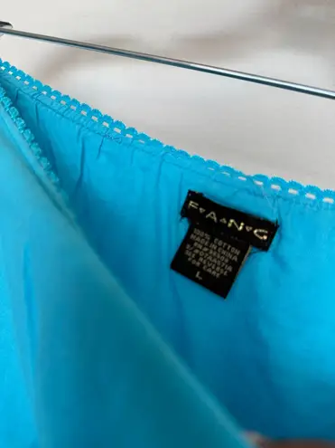 Y2K Vintage Light Blue Tiered Knee Length Skirt - Size L