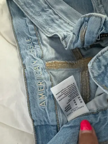 American Eagle Light Wash Ripped Jeans